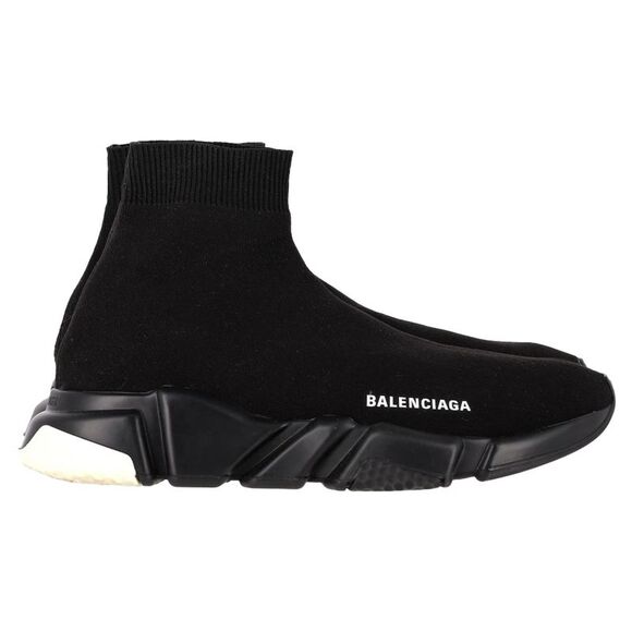 Balenciaga Speed Sneakers in Black Polyester - Picture 1 of 10